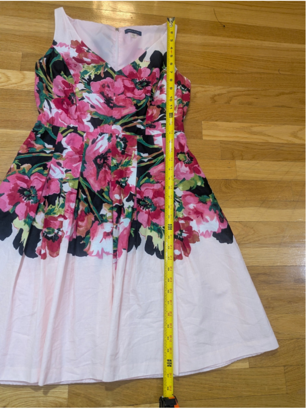 Tommy Hilfiger Pink Floral Sleeveless Dress Size 10 - Picture 8 of 16